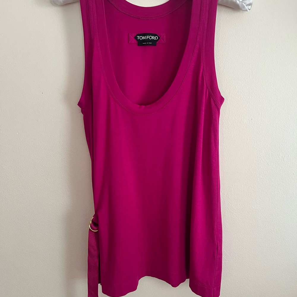 Tom Ford Pink Sleeveless Top